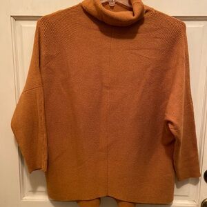 Cozy Orange Turtleneck Sweater